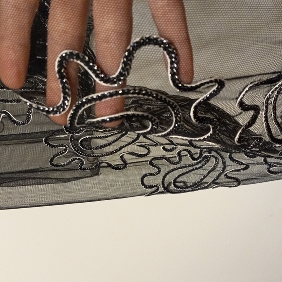 New Years Party Scarf Sheer Classy Summer Evening Hijab Sparkly Feminine Dainty - Picture 13 of 17